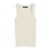 MAX MARA WEEKEND CANOTTA A COSTINE SERRA DONNA Bianco -Tendenza Italia max mara weekend serra22 top canotta in viscosa donna casual donna 044665401 002 1