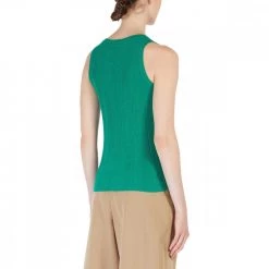 MAX MARA WEEKEND CANOTTA A COSTINE SERRA DONNA Verde 7 MAX MARA WEEKEND CANOTTA A COSTINE SERRA DONNA Verde -Tendenza Italia max mara weekend serra22 top canotta in viscosa donna casual donna 044665601 013 3