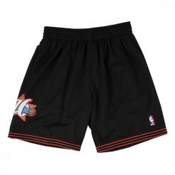 MITCHELL & NESS SHORT SWINGMAN PHILA 76ER 00-01 Nero