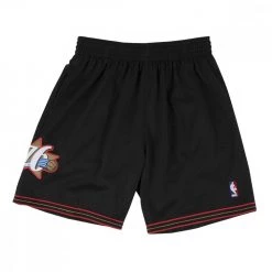 MITCHELL & NESS SHORT SWINGMAN PHILADELPHIA 76ERS Nero