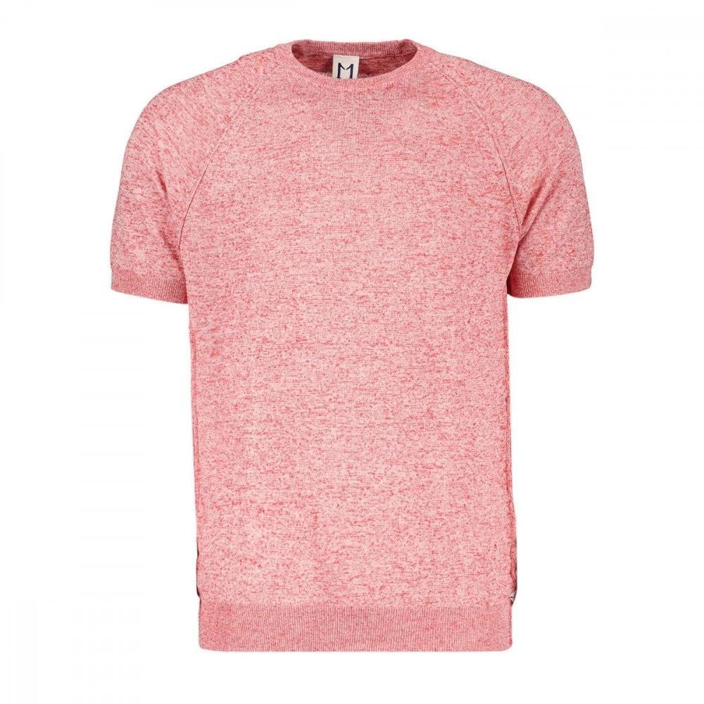 MOLO ELEVEN MAGLIA MANICA CORTA RAGLAN MISTO LINO Rosso