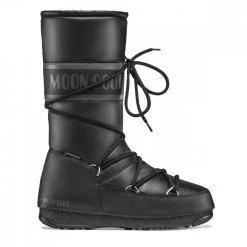MOON BOOT HIGH NYLON WP DONNA Nero