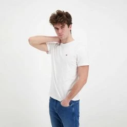 NAPAPIJRI T-SHIRT MINI LOGO SALIS Bianco -Tendenza Italia napapijri np0a4frp t shirt mini logo salis casual uomo 043698701 002 4