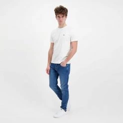 NAPAPIJRI T-SHIRT MINI LOGO SALIS Bianco -Tendenza Italia napapijri np0a4frp t shirt mini logo salis casual uomo 043698701 002 5