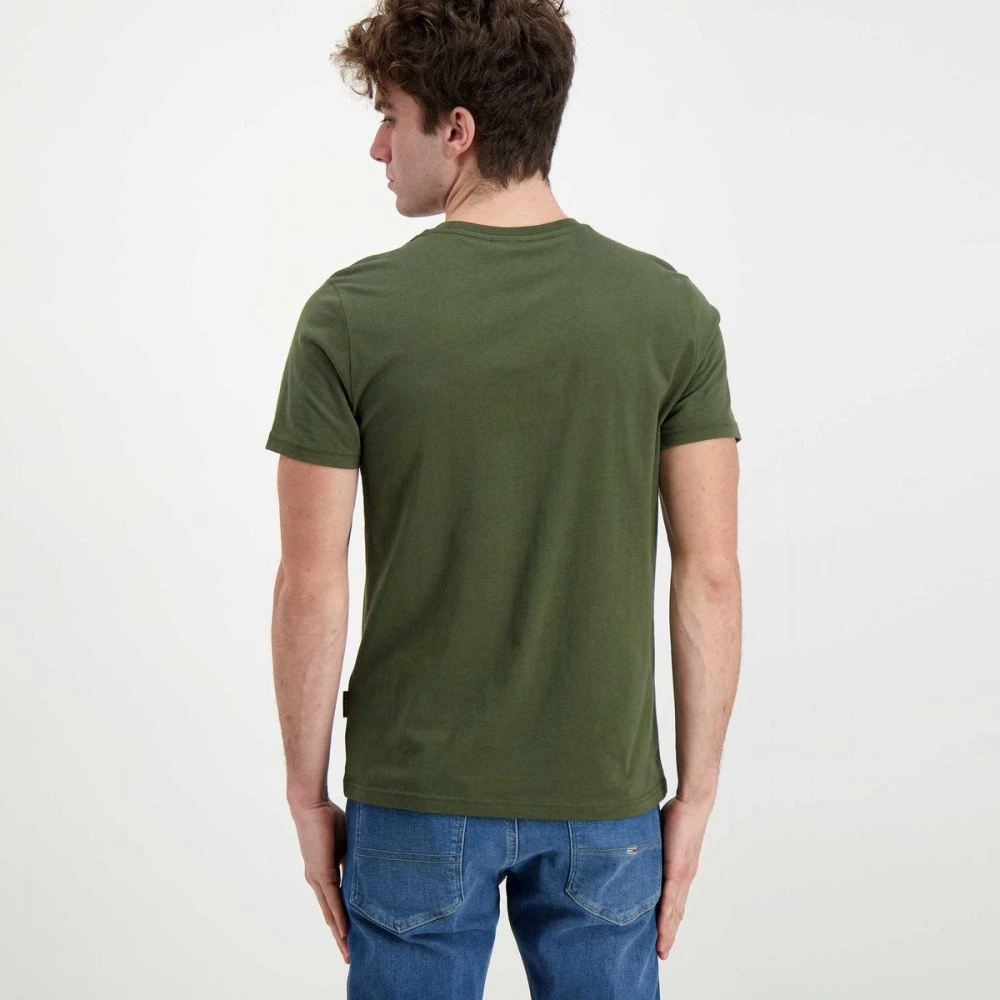 NAPAPIJRI T-SHIRT MINI LOGO SALIS Verde 5 NAPAPIJRI T-SHIRT MINI LOGO SALIS Verde - immagine 3