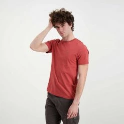 NAPAPIJRI T-SHIRT MINI LOGO SALIS Rosso -Tendenza Italia napapijri np0a4frp t shirt mini logo salis casual uomo 044922001 re6 4