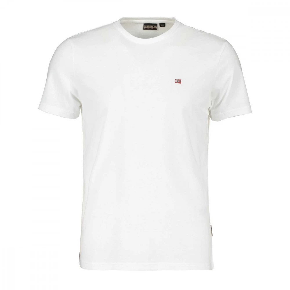 NAPAPIJRI T-SHIRT MINI LOGO SALIS Bianco