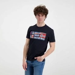 NAPAPIJRI T-SHIRT TURIN Blu -Tendenza Italia napapijri np0a4g34 t shirt turin casual uomo 044922401 176 5