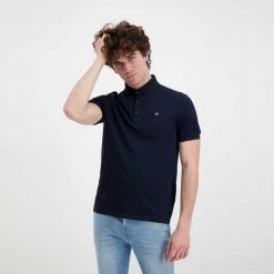NAPAPIJRI POLO EOLANOS Blu -Tendenza Italia napapijri np0a4gb3 polo eolanos casual uomo 045016801 176 5