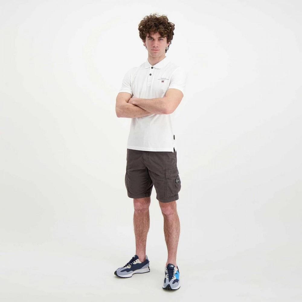 NAPAPIJRI POLO IN JERSEY ELBAS Bianco 8 NAPAPIJRI POLO IN JERSEY ELBAS Bianco - immagine 6