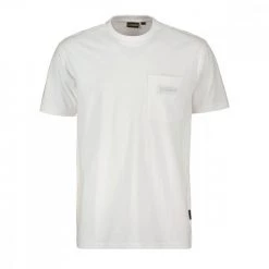 NAPAPIJRI T-SHIRT POCKET MORGEX Bianco