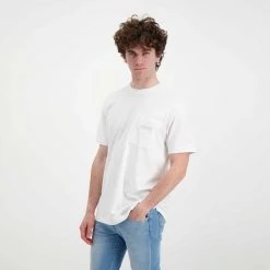 NAPAPIJRI T-SHIRT POCKET MORGEX Bianco -Tendenza Italia napapijri np0a4gbp t shirt pocket morgex casual uomo 044923101 002 4