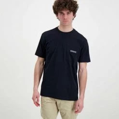 NAPAPIJRI T-SHIRT POCKET MORGEX Blu -Tendenza Italia napapijri np0a4gbp t shirt pocket morgex casual uomo 044923201 176 2