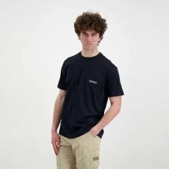 NAPAPIJRI T-SHIRT POCKET MORGEX Blu -Tendenza Italia napapijri np0a4gbp t shirt pocket morgex casual uomo 044923201 176 4