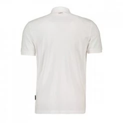 NAPAPIJRI POLO CON RICAMO BANDIERA ELBAS Bianco -Tendenza Italia napapijri np0a4gdl polo con ricamo bandiera elbas casual uomo 045016901 002 2