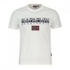 NAPAPIJRI T-SHIRT LOGO AYAS Bianco -Tendenza Italia napapijri np0a4gdq t shirt bandiere patch ayas casual uomo 044923701 002 1