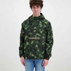 NAPAPIJRI GIACCA RAINFOREST FREESTRIDER Verde -Tendenza Italia napapijri np0a4gga giacca rainforest freerunner aop casual uomo 044924301 f9v 3