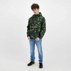 NAPAPIJRI GIACCA RAINFOREST FREESTRIDER Verde -Tendenza Italia napapijri np0a4gga giacca rainforest freerunner aop casual uomo 044924301 f9v 6