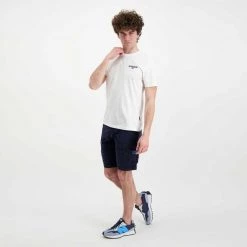 NAPAPIJRI T-SHIRT ICE Bianco -Tendenza Italia napapijri np0a4gwi t shirt ice casual uomo 044924401 002 5