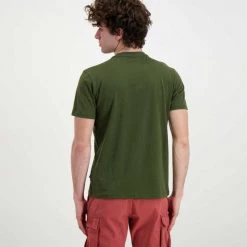 NAPAPIJRI T-SHIRT ICE Verde -Tendenza Italia napapijri np0a4gwi t shirt ice casual uomo 044924701 ge4 4