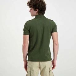 NAPAPIJRI POLO IN PIQUET ICE Verde -Tendenza Italia napapijri np0a4gwm polo in piquet ice casual uomo 044925001 ge4 3