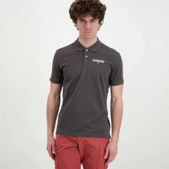 NAPAPIJRI POLO IN PIQUET ICE Grigio -Tendenza Italia napapijri np0a4gwm polo in piquet ice casual uomo 044925101 h74 2