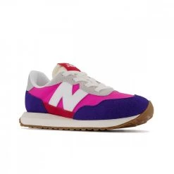 NEW BALANCE 237 ELASTICO BAMBINA Rosa, Viola -Tendenza Italia new balance ph237eg 237 elastico bambina tutte sneaker bambino 044463701 eg 2