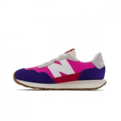 NEW BALANCE 237 ELASTICO BAMBINA Rosa, Viola -Tendenza Italia new balance ph237eg 237 elastico bambina tutte sneaker bambino 044463701 eg 5