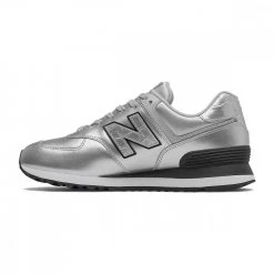 NEW BALANCE 574 METALLIC DONNA Argento -Tendenza Italia new balance wl574pn2 574 metallic donna tutte sneaker donna 043538501 pn2 5