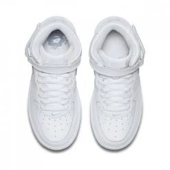 NIKE AIR FORCE 1 MID BAMBINO Bianco 7 NIKE AIR FORCE 1 MID BAMBINO Bianco -Tendenza Italia nike 314196 air force 1 mid bambino tutte sneaker bambino 023107701 113 3