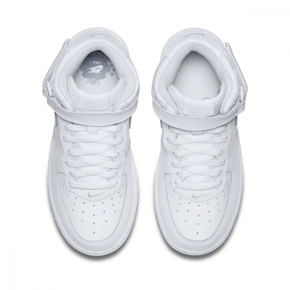 NIKE AIR FORCE 1 MID BAMBINO Bianco 5 NIKE AIR FORCE 1 MID BAMBINO Bianco - immagine 3