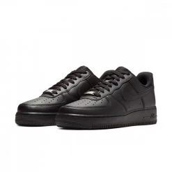 NIKE AIR FORCE 1 '07 BLACK DONNA Nero -Tendenza Italia nike 315115 air force 1 07 nera donna tutte sneaker donna 030383201 038 4