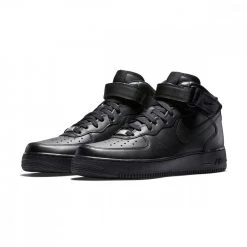 NIKE AIR FORCE 1 MID '07 BLACK -Tendenza Italia nike 315123 air force 1 mid nere tutte sneaker uomo 026445501 001 3
