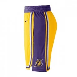NIKE SHORT SWINGMAN LAKERS Giallo -Tendenza Italia nike aj5617 short lakers squadre basket uomo 036901901 728 2