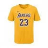 NIKE T-SHIRT NAME NUMBER LAKERS JAMES BAMBINO Giallo