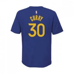 NIKE T-SHIRT NAME NUMBER WARRIORS CURRY BAMBINO Royal -Tendenza Italia nike b7bcmw t shirt name number warriors curry bambino abbigliamento basket bambino 041474101 nav 2
