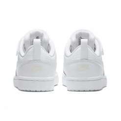 NIKE COURT BOROUGH LOW 2 BAMBINO Bianco -Tendenza Italia nike bq5451 nike court borough low 2 psv tutte sneaker bambino 043216901 100 3