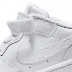 NIKE COURT BOROUGH LOW 2 BAMBINO Bianco -Tendenza Italia nike bq5451 nike court borough low 2 psv tutte sneaker bambino 043216901 100 4