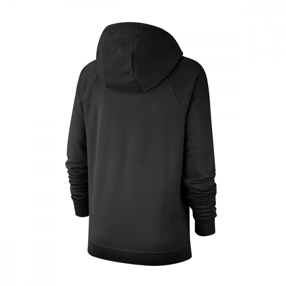 NIKE FELPA CON CAPPUCCIO LOGO ESSENTIAL DONNA Nero 4 NIKE FELPA CON CAPPUCCIO LOGO ESSENTIAL DONNA Nero - immagine 2