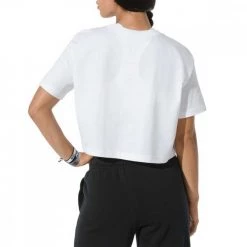NIKE T-SHIRT CROP ESSENTIAL DONNA Bianco 9 NIKE T-SHIRT CROP ESSENTIAL DONNA Bianco -Tendenza Italia nike bv6175 t shirt crop essential donna sport style donna 040653701 100 4