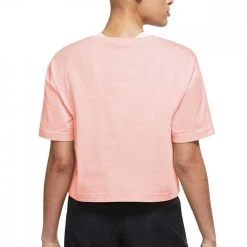NIKE T-SHIRT CROP ESSENTIAL DONNA Rosa -Tendenza Italia nike bv6175 t shirt crop essential donna sport style donna 045003401 611 2