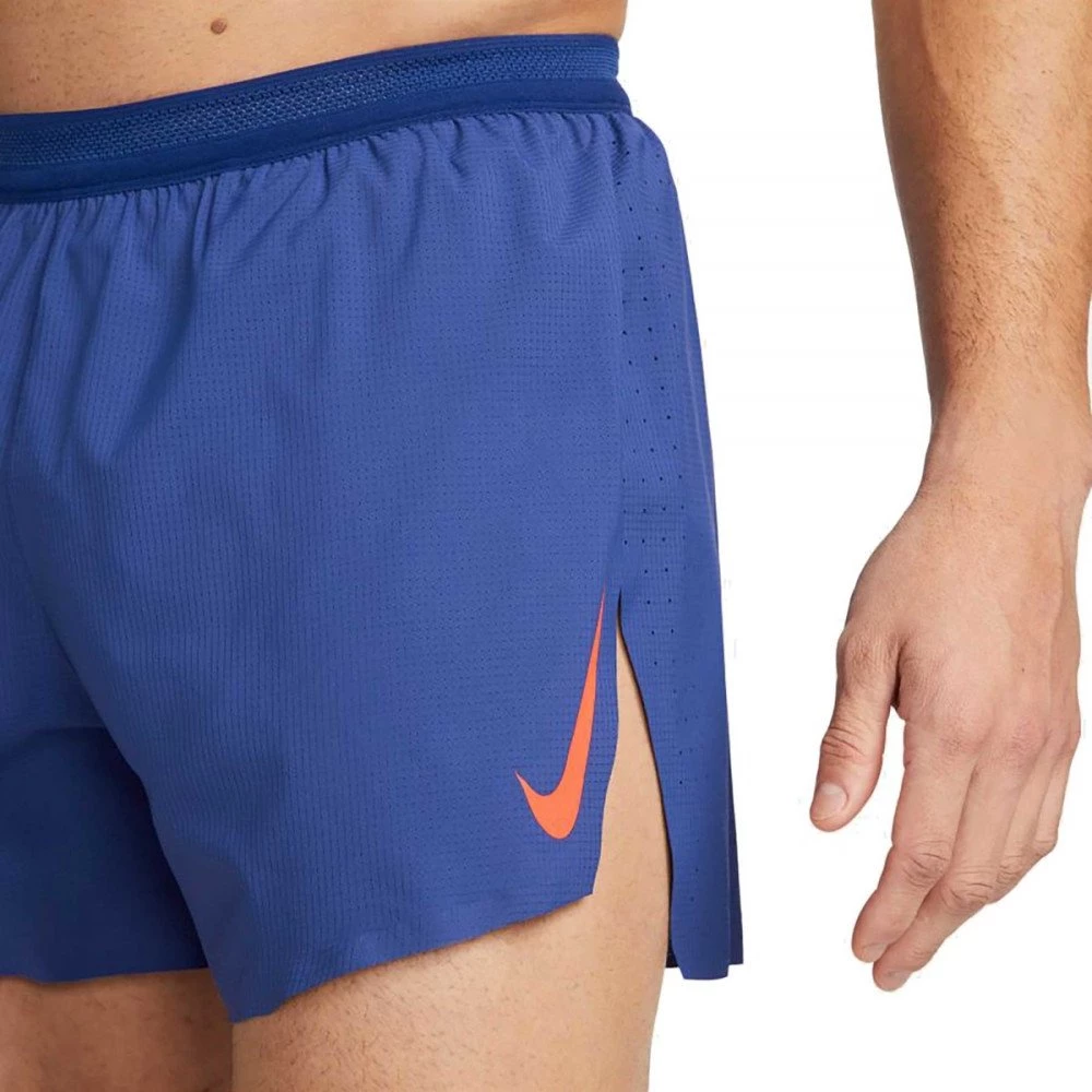 NIKE SHORT AEROSWIFT 4" Blu 6 NIKE SHORT AEROSWIFT 4" Blu - immagine 4