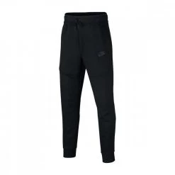 NIKE PANTALONI TECH FLEECE BAMBINO Nero