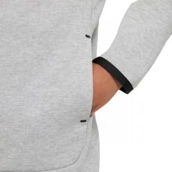 NIKE FELPA FULL ZIP CON CAPPUCCIO TECH FLEECE BAMBINO Grigio -Tendenza Italia nike cu9223 felpa full zip con cappuccio tech fleece bambino abbigliamento bambino 040977601 063 5