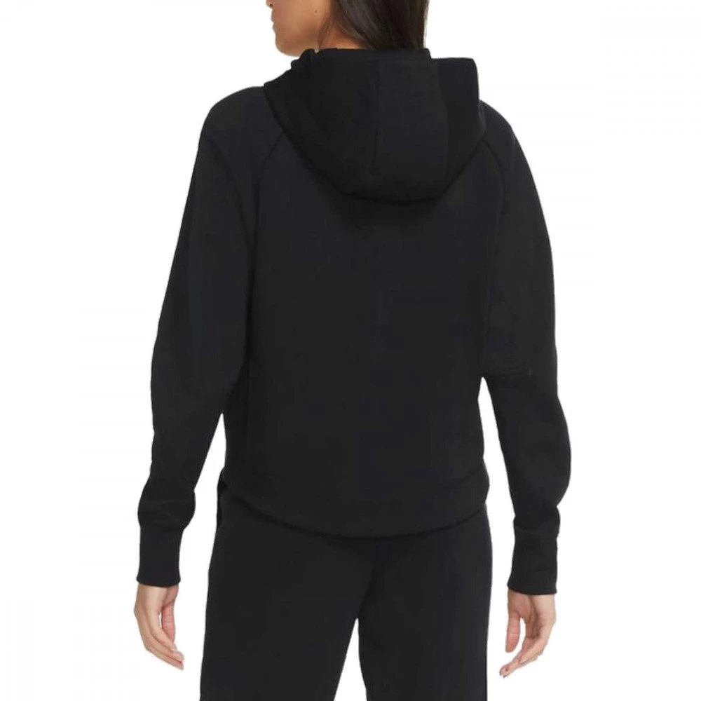 NIKE FELPA FULL ZIP CON CAPPUCCIO TECH FLEECE DONNA Nero - immagine 4