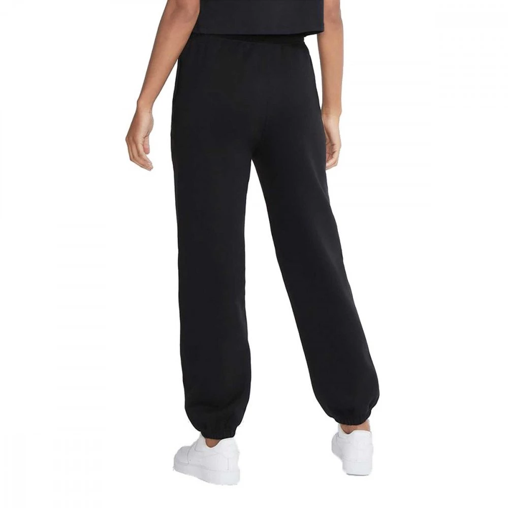 NIKE PANTALONI SOLO SWOOSH DONNA Nero 4 NIKE PANTALONI SOLO SWOOSH DONNA Nero - immagine 2