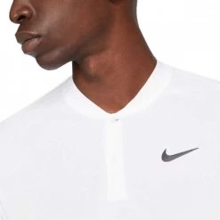 POLO NIKECOURT DRI-FIT Bianco -Tendenza Italia nike cw6288 nikecourt dri fit polo blade abbigliamento tennis uomo 044590301 100 3