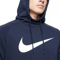 NIKE FELPA CON CAPPUCCIO SWOOSH Blu -Tendenza Italia nike cz2425 felpa con cappuccio swoosh abbigliamento training e palestra uomo 044577501 451 3