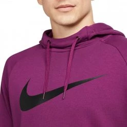 NIKE FELPA CON CAPPUCCIO SWOOSH Viola -Tendenza Italia nike cz2425 felpa con cappuccio swoosh abbigliamento training e palestra uomo 044577601 610 3