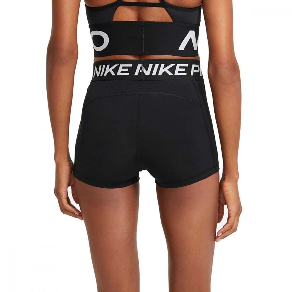 SHORT NIKE PRO 3" DONNA Nero 4 SHORT NIKE PRO 3" DONNA Nero - immagine 2